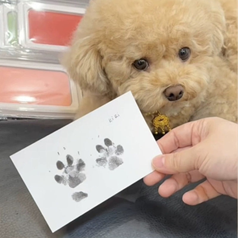 High-quality Inkless Pet Paw Print Kit, create cherished pet keepsakes