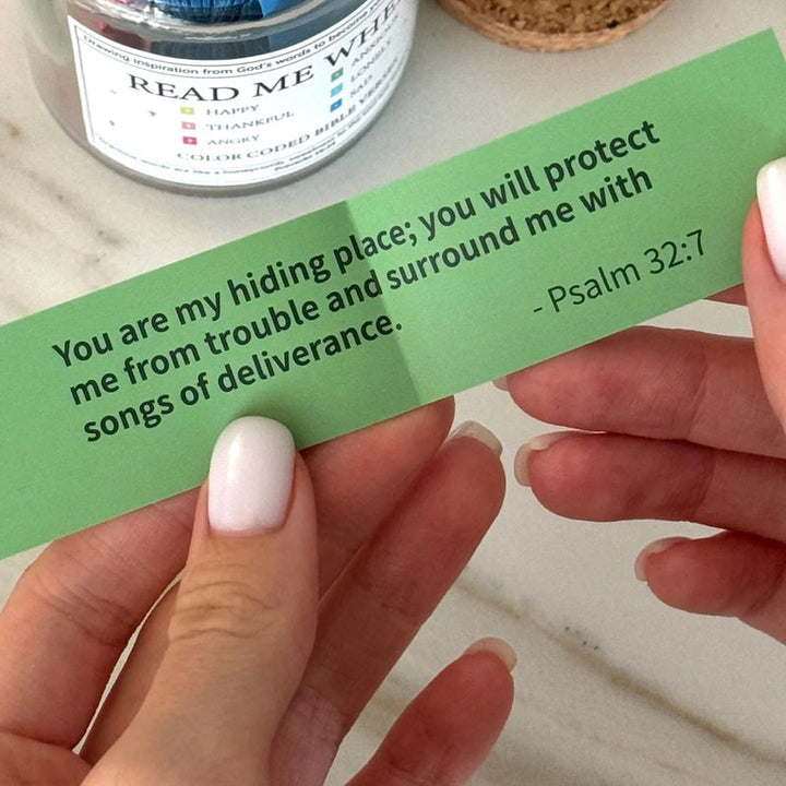 Group of assorted Bible verse 'Hope Jars', offering stress relief and religious comfort.
