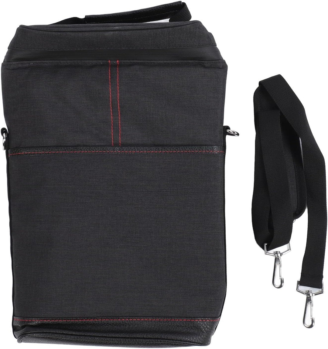 Stylish canvas insulated wine tote bag, perfect bottle carrier for travel, picnics, or wine enthusiast gifts.