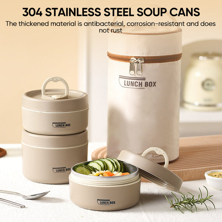 Portable insulated food storage set, a complete lunchbox solution for eco-conscious individuals