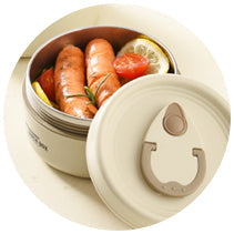 Stylish insulated stainless steel food storage set, a practical and eco-friendly choice for travel