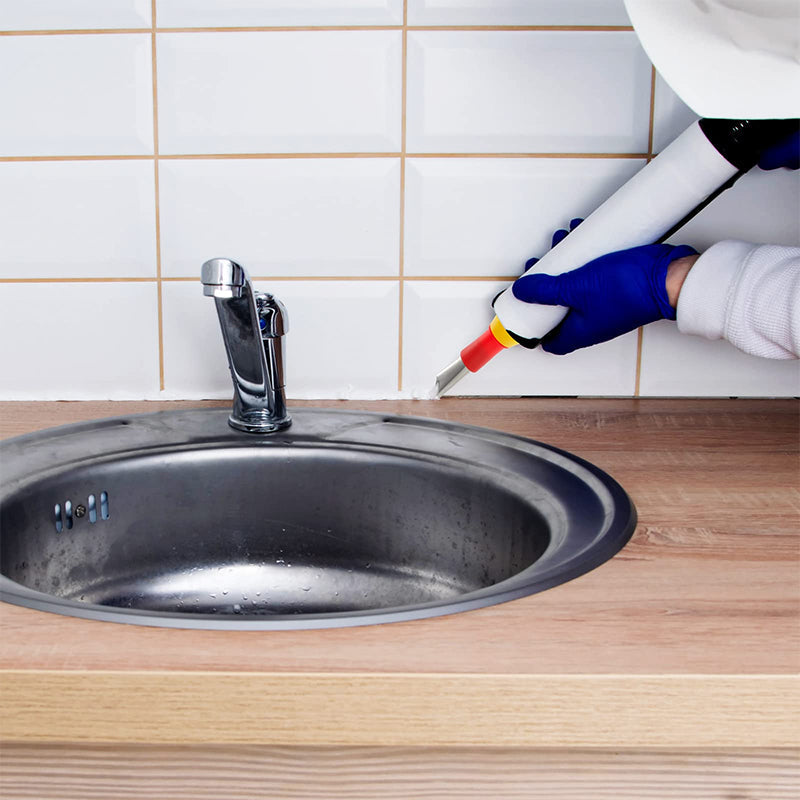 Versatile grout applicator tool for kitchens, bathrooms, and other tiled surfaces.
