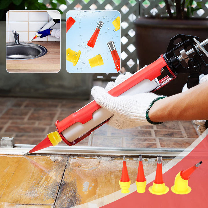 Professional-grade caulking tool for construction workers and DIYers, ensuring perfect seals.