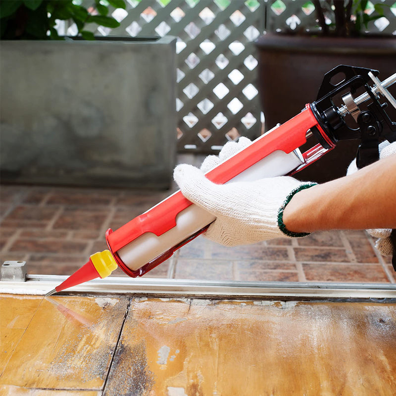 Handy caulking tool for DIY waterproofing and gap filling, improving home aesthetic.