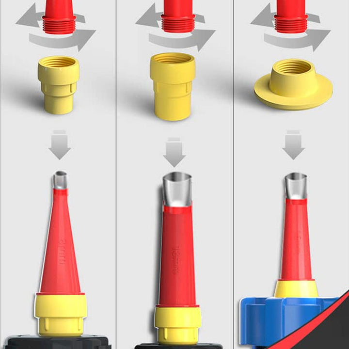 Ergonomic caulking tool and nozzle set for easy and effective home repair and sealing.