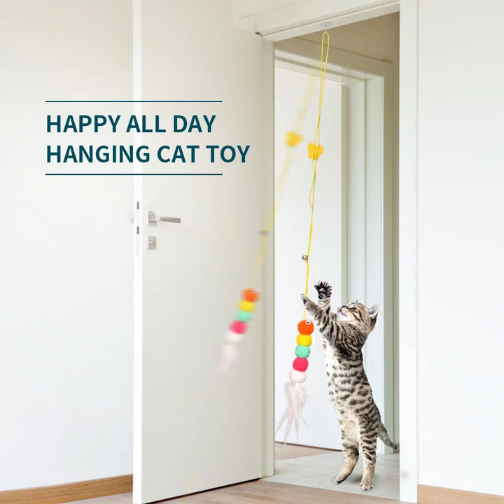 Close-up of a plush mouse cat toy, an interactive pet supply designed for indoor feline playtime