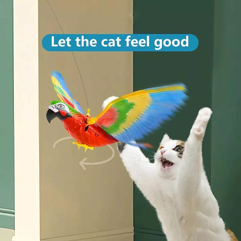 Hanging Interactive Moving Bird Cat Toy stimulating natural hunting instincts for active cats
