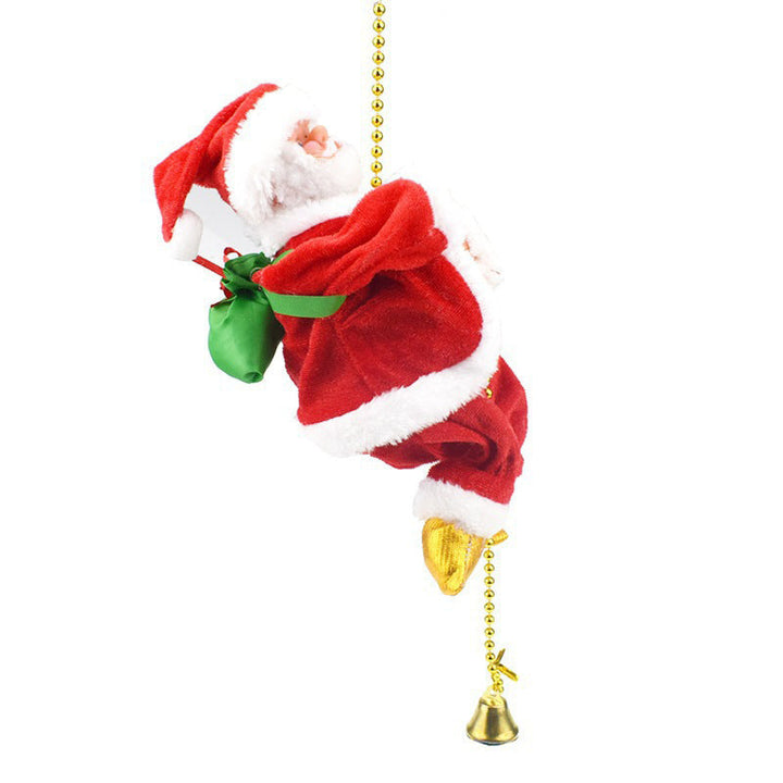 Christmas-themed interactive Santa, a musical climbing toy, holiday entertainment
