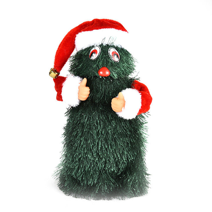 Animated musical Santa Claus climbing, a fun electric Christmas decoration