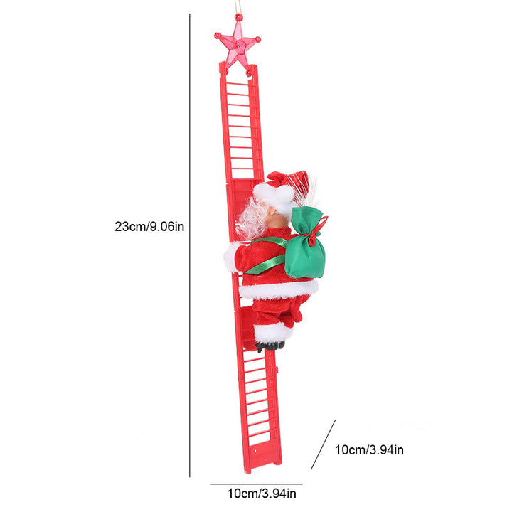 Holiday gift idea: musical climbing Santa, an electric interactive Christmas toy