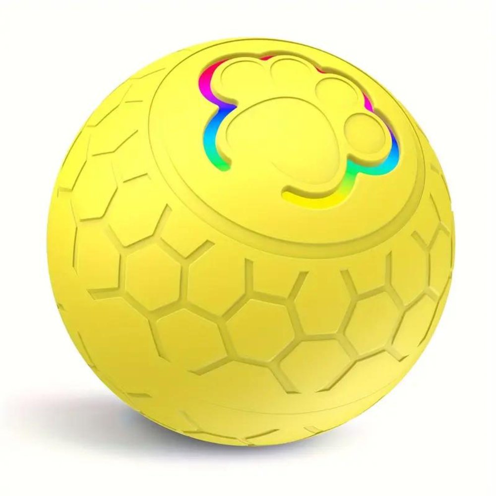 Waterproof SmartBounce pet ball, an interactive chew toy for puppies.