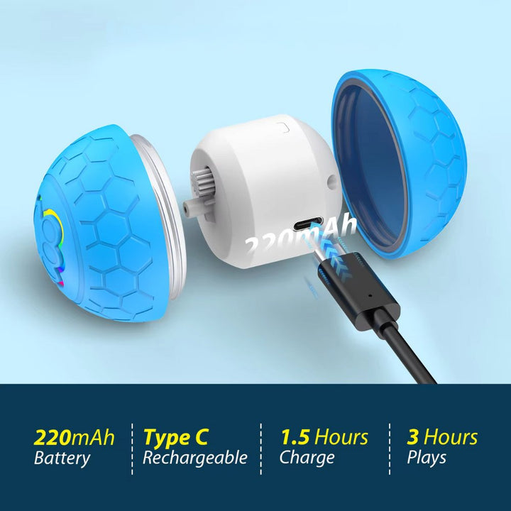 Waterproof & durable SmartBounce pet ball, an ideal chew toy for dogs.