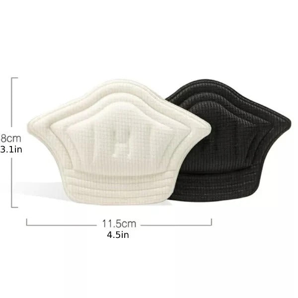 Gel heel grips for shoes to prevent blisters, improve comfort & secure fit. Invisible anti-slip shoe accessories.