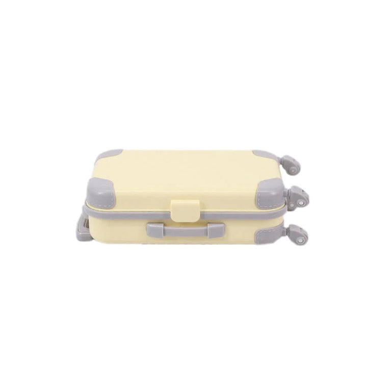 Durable 18-inch toy suitcase for kids' dolls, perfect travel accessory for imaginative pretend play & adventures.