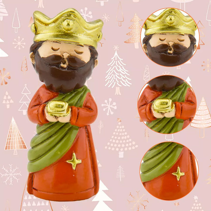 Colorful Kids' Christmas Nativity Advent Calendar, a perfect pre-sale holiday decor item.