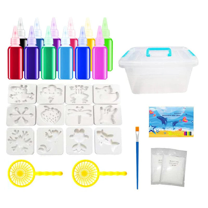 Durable, safe packaging for the Kids' DIY Aqua Gel Sensory Toy Set, ensuring product integrity