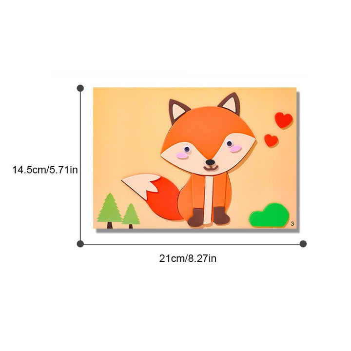 Gift for kids: Fun Foam Sticker Art Kit, an enjoyable and educational toddler activity with EVA foam.