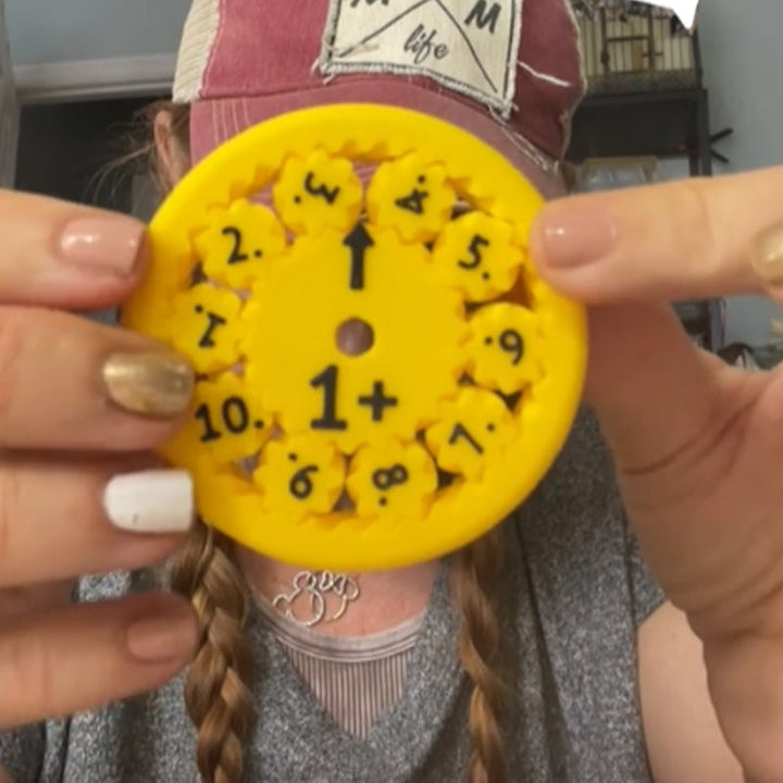 Kids using Math Fidget Spinners in a classroom setting, improving focus