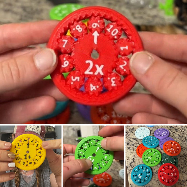 Packaging for Kids' Educational Math Fidget Spinners, ideal as school supplies
