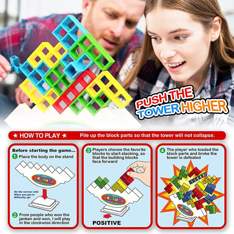 Child concentrating on the Swing Stack-Up Balance Toy, boosting problem-solving skills with this toy.