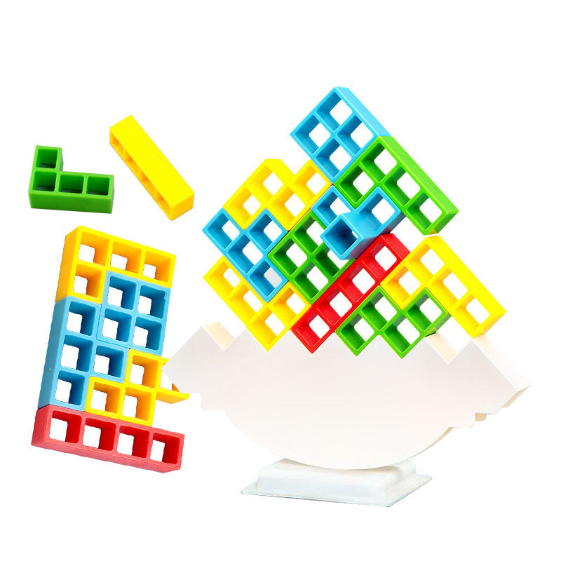 Educational Swing Stack-Up Balance Toy, a fantastic family game for improving hand-eye coordination.