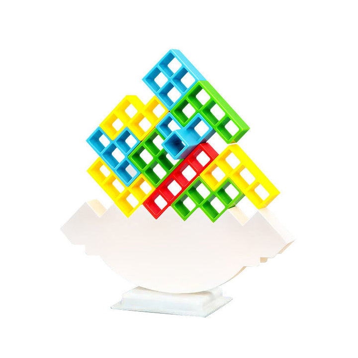 Durable ABS plastic Swing Stack-Up Balance Toy, designed to withstand enthusiastic kids' play.