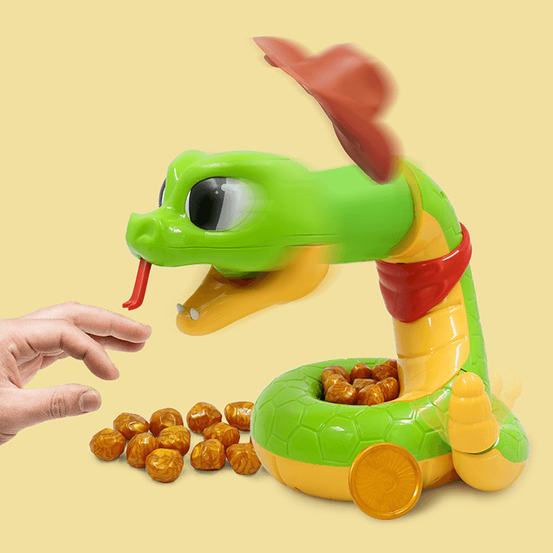 Group of children enjoying the Electric Rattlesnake Adventure Game, a popular kids' toy.