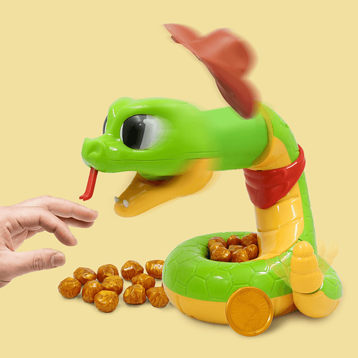Group of children enjoying the Electric Rattlesnake Adventure Game, a popular kids' toy.