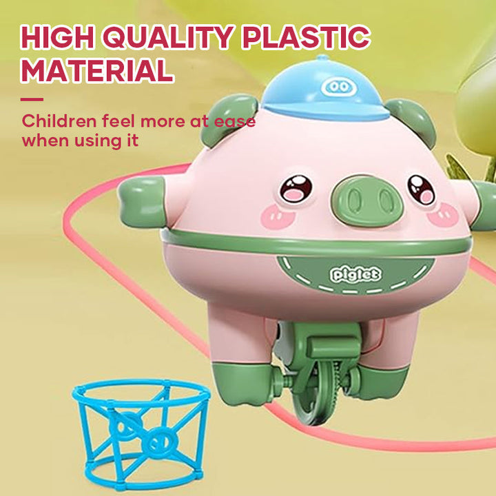 Kids' Enchanting Wobbling Balancing Pig Toy for interactive playtime, a delightful gift for children.