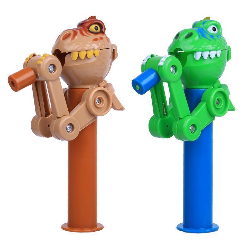 Dinosaur-themed lollipop holder, a fun and unique storage solution for children's favorite lollipops
