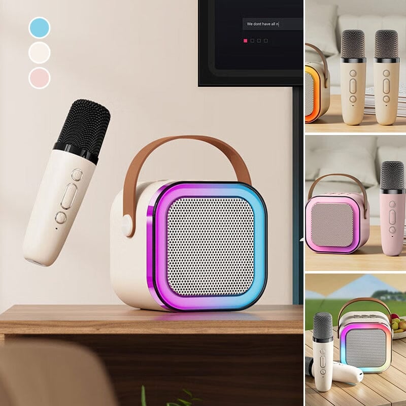 Birthday gift idea: kids portable karaoke machine with high-quality sound.
