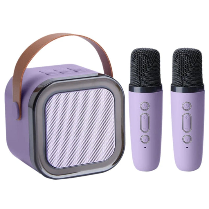 Easy setup kids' karaoke machine, ready to sing right out of the box.