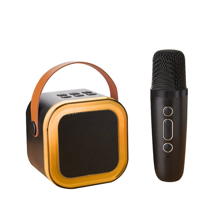 Kids' karaoke machine, perfect for solo performances or duet singing with a friend.