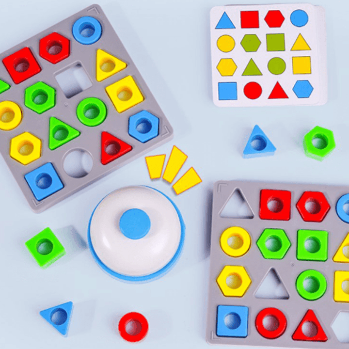Sensory play toy for children, bright and engaging, promoting shape and color recognition