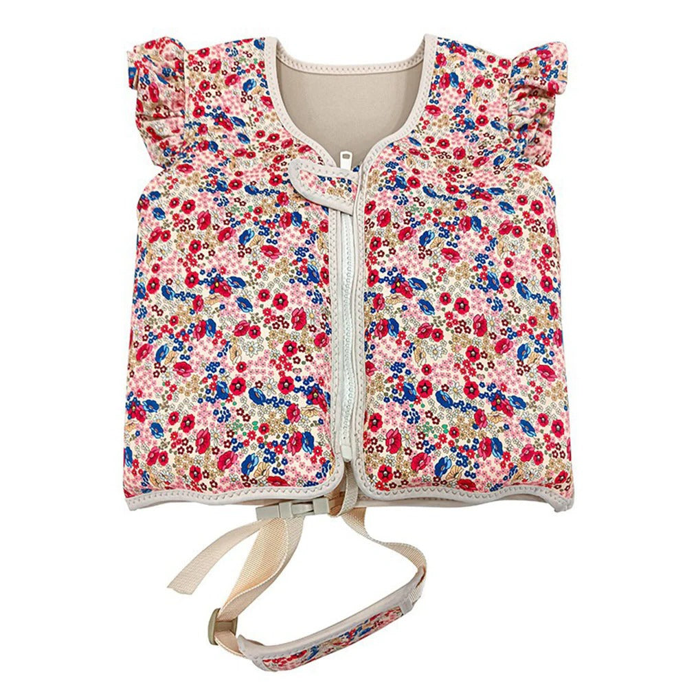 Youth swimming aid, a comfortable neoprene vest for kids' water confidence and safety at the pool or beach.
