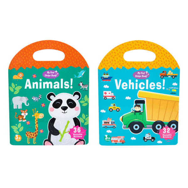Close-up of the high-quality, non-toxic jelly stickers designed for repeated use in quiet books
