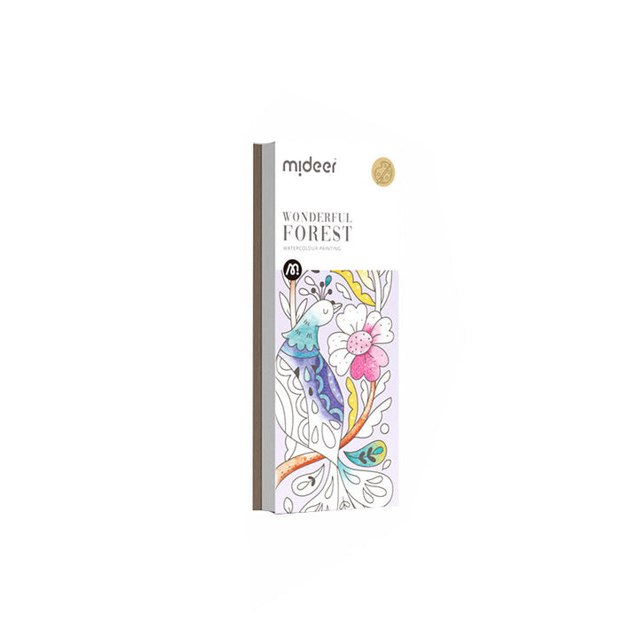 Creative kids' watercolor activity set illustrating an easy-to-use design