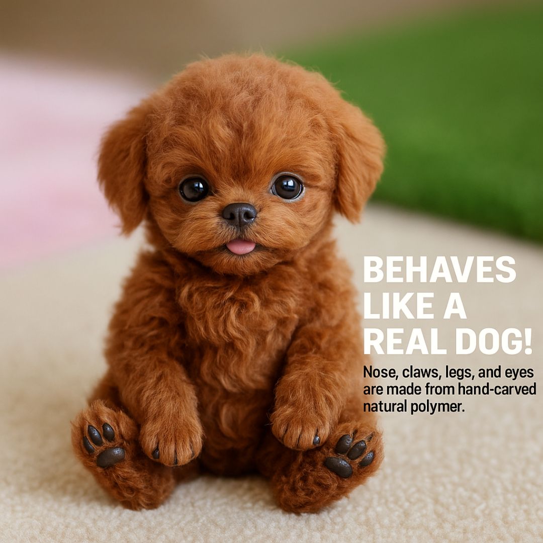Engaging interactive puppy robot toy, a realistic electronic pet with sounds & movement for kids.