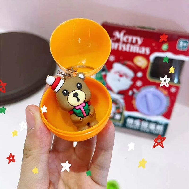 Kids' electronic mini claw machine game with sound effects, ideal for educational play and motor skills