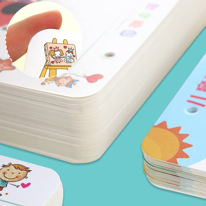 Children's educational workbook for early development, featuring reusable practice pages.
