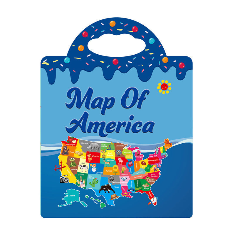 Vibrant Reusable Sticker Book for children, an engaging early education and activity toy