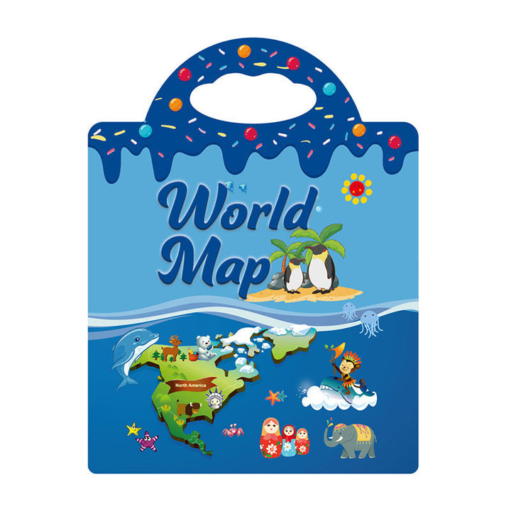 Activity book for kids with reusable stickers, a fantastic educational gift for young learners