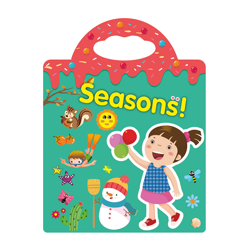 Childrens Reusable Sticker Activity Book, a top early education toy for developmental learning