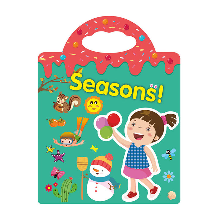 Childrens Reusable Sticker Activity Book, a top early education toy for developmental learning