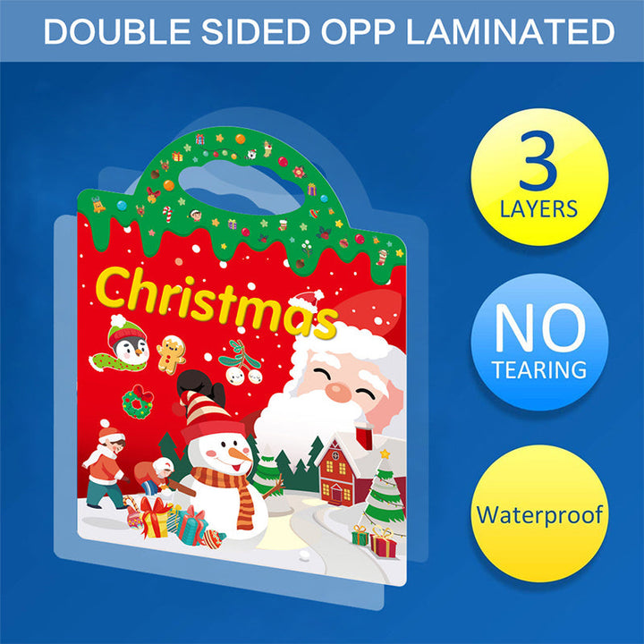 Childrens gift: Reusable Sticker Activity Book, perfect for early education and quiet play
