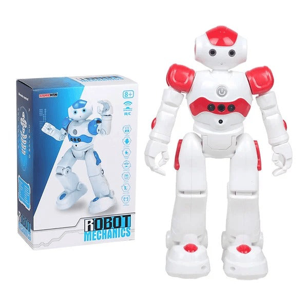 Smart learning robot toy for kids, designed for educational entertainment and STEM development.