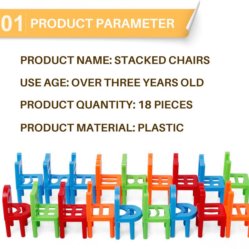 Group of kids laughing while playing the Stacking Chairs Balancing Game, promoting motor skills