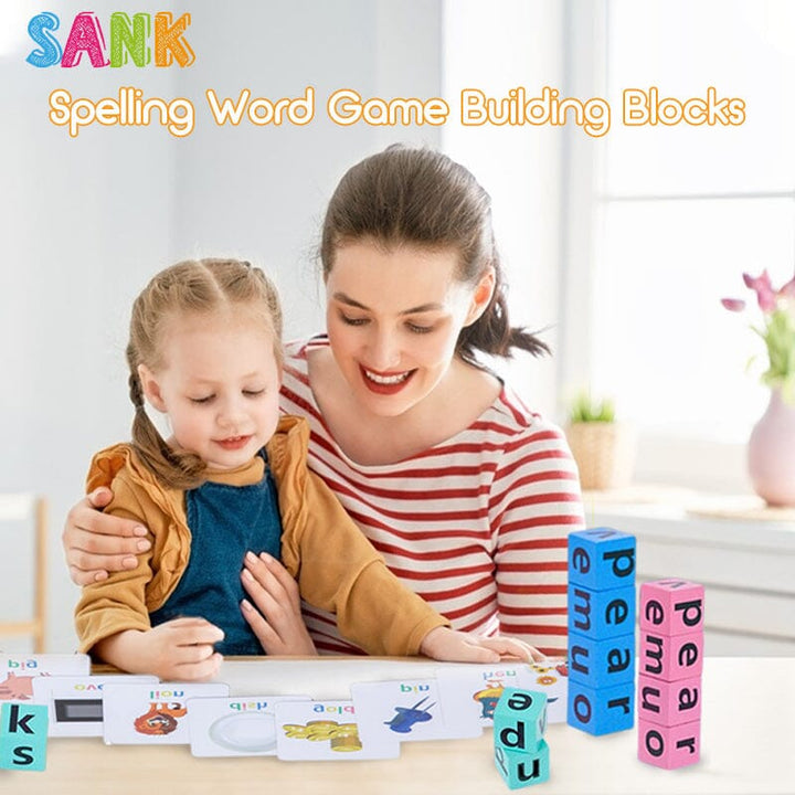 Brightly colored wooden alphabet and number blocks, essential for preschool learning activities