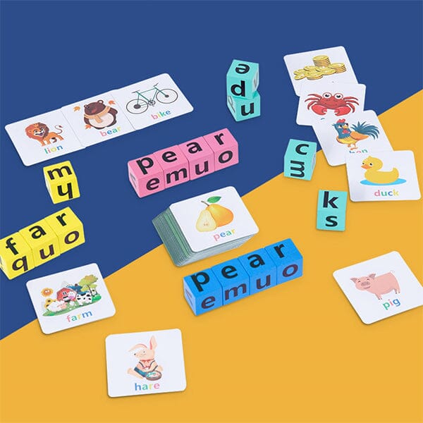 Educational wooden puzzle for kids, featuring numbers and alphabet letters for early learning