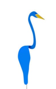 Outdoor yard art: a majestic flamingo wind spinner, adds kinetic beauty to your landscape